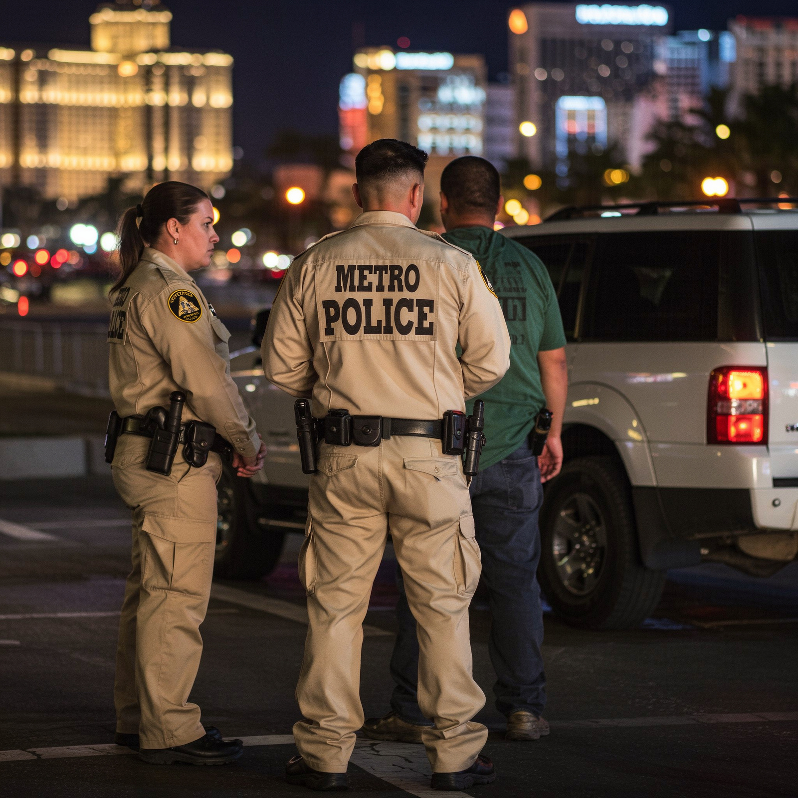Man getting arrested in las vegas